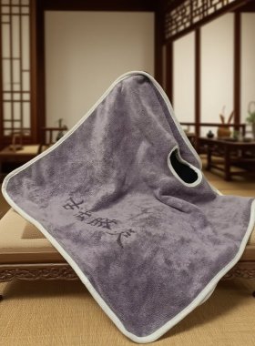 艾灸隔热保暖布开洞气交灸