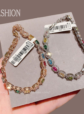 爆款月销10万件韩国进口镶钻手链