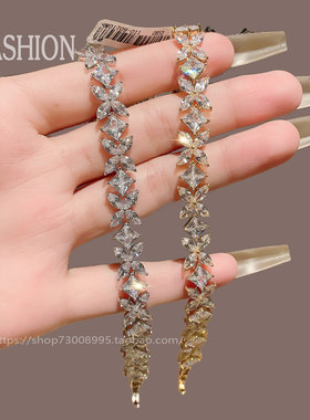 爆款月销10万件韩国进口镶钻手链