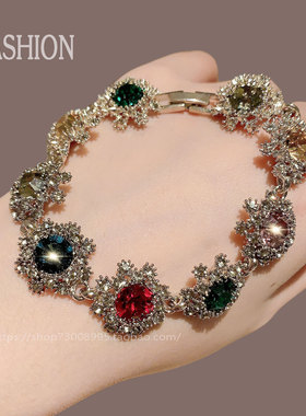 爆款月销10万件韩国进口镶钻手链