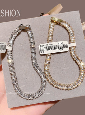 爆款月销10万件韩国进口镶钻手链