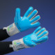 Halo Goalkeeper Gloves with Finger Guard Water Soft Rainy Day Style
