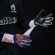 German Xuanchi goalkeeper gloves Silver latex