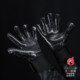 Halo goalkeeper top with pure black one-touch goalkeeper gloves