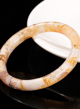 天然粉晶手镯女款时尚简约