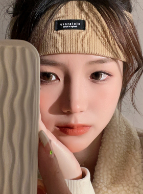 不洗头秃发女孩必备针织发带