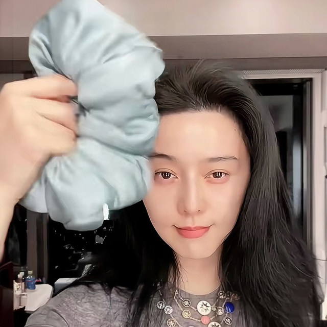 You can sleep with silk pillow hair ties, extra large Korean style
