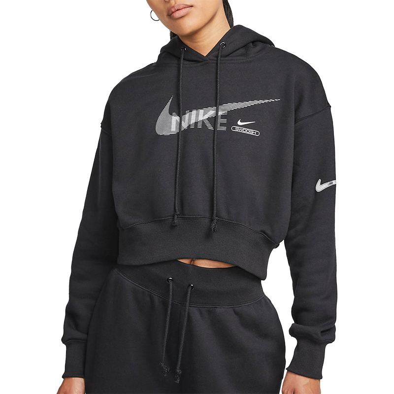 Nike/耐克正品Sportswear Swoosh女士加绒连帽卫衣DR5614-010