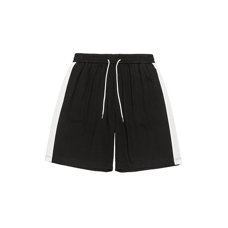 GOGOSOON夏季新款男短裤280g直筒宽松侧条纹百搭系带休闲五分裤Q,淘宝优惠券,粉丝福利购,淘宝优惠卷