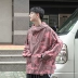 Áo khoác nam Wozi Nhật Bản xu hướng retro trùm đầu ngụy trang oversize trùm đầu áo khoác mùa thu lỏng - Cao bồi Cao bồi
