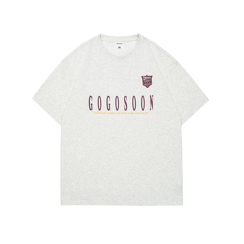 GOGOSOON夏季新款短袖T恤250g男生圆领速干防晒50+凉感美式宽松Q - 图3