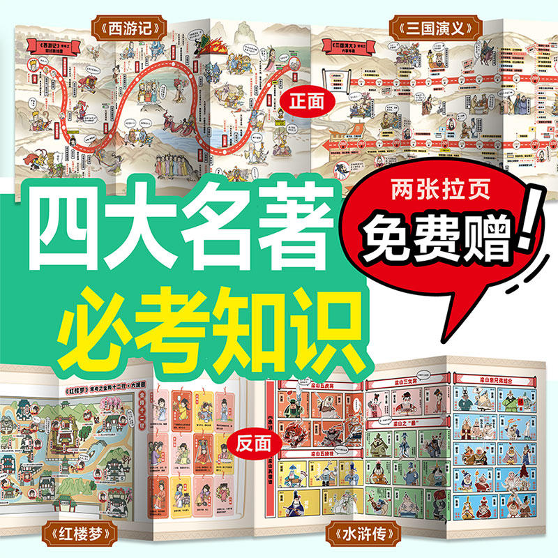 2024新版漫画必背文学常识小学到高中语文基础知识大全小初高通用中国古代现代文学常识文言文大集结小学必背文学常识古诗词集锦