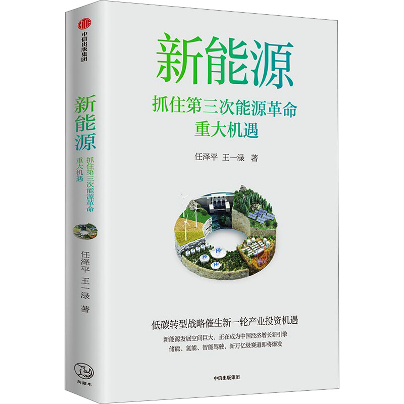 新能源 任泽平王一渌著 抓住第三次能源革命重大机遇 新一轮产业投资机遇 新能源产业 储能氢能智能驾驶 中信出版 - 图3