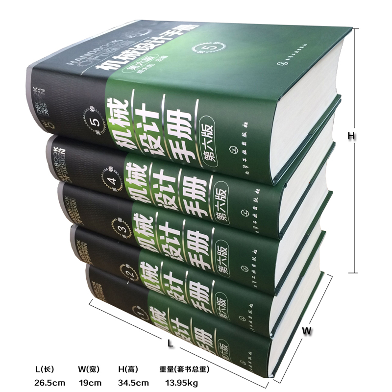 机械设计手册(第六6版)全1-5卷套装册工业机械手册现代五金手册设计基础宝典大全集机械原理制造机械制图绘图工程结构专业书籍-图1