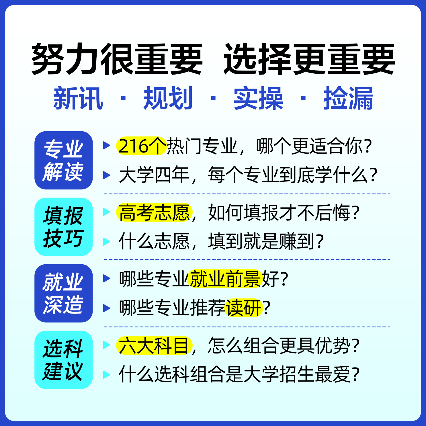 这才是我要的专业2024新版高考志愿填报选科选专业选大学高中生高考报考新高中生涯规划 高一高二高三专业志愿填报技巧报考指南 - 图1