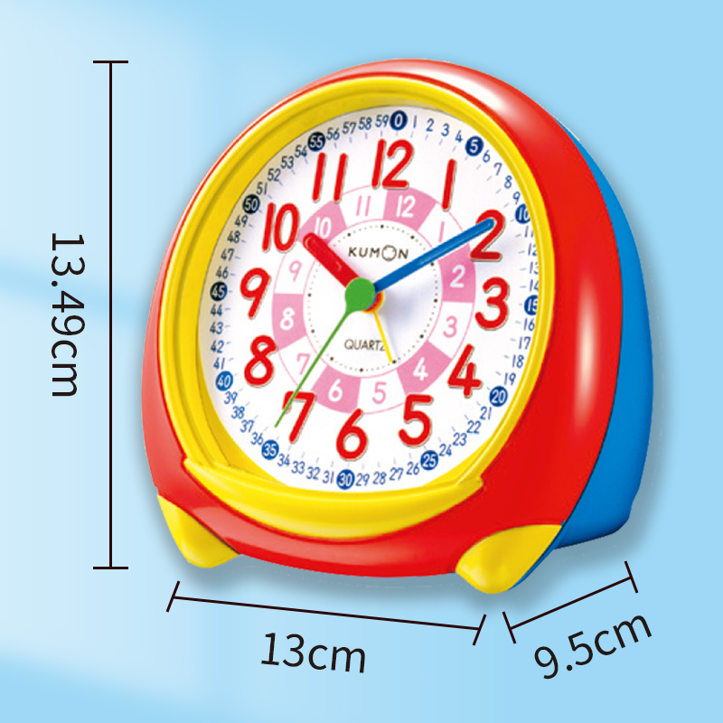 日本kumon公文式一二年级钟表模型认识钟表儿童蒙式早教具挂闹钟 - 图2