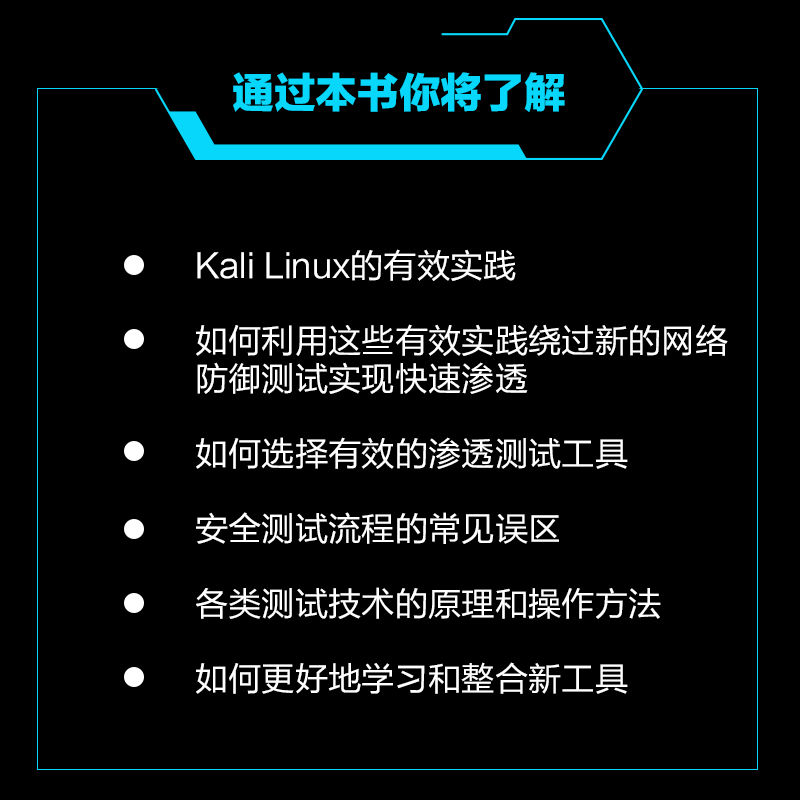 Kali Linux高级渗透测试原书第4版使用Kali Linux对计算机网络系统以及应用程序进行渗透测试计算机网络安全书籍新华正版书籍-图1