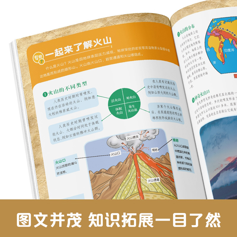 刘兴诗爷爷讲给孩子的中国地理全7册 8-10-12岁儿童地理科普百科大全书中小学生课外书科普读物讲述地理世界地理百科中国青少版_书籍_杂志_报纸
