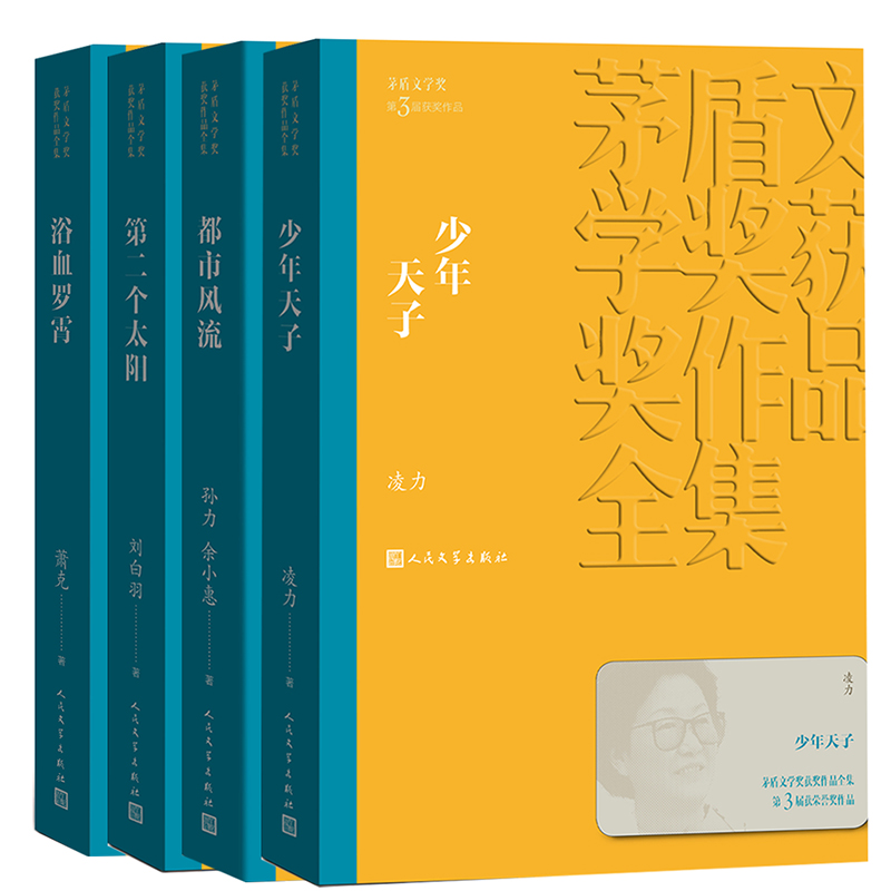 【新华文轩】人文社第三届矛盾文学奖作品集 共4册 （少年天子+都市风流+第二个太阳+浴血罗霄） 萧克 - 图3