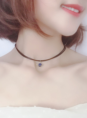 choker黑色项圈短款颈链脖子饰品
