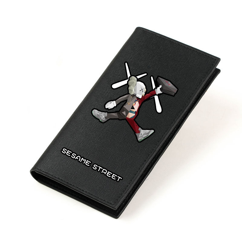 kaws联名芝麻街动漫周边男女钱夹 米芙卡钱包