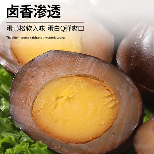 乡吧佬卤蛋香卤盐焗鸡蛋香乡巴佬小包装五香蛋卤味零食批发整箱 - 图2