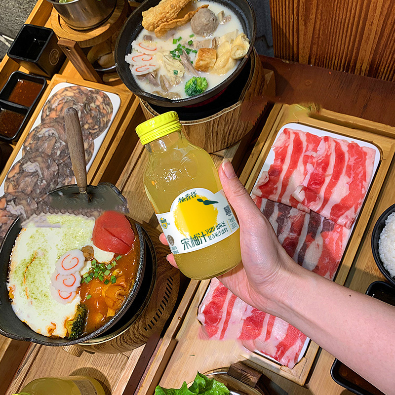 yuzu常山柚柚香谷双柚汁20瓶柚子汁复合果汁饮料胡柚汁夏季饮品 - 图3