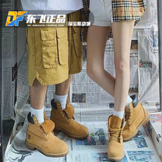 Спортивная обувь timberland娣绘煆宀氬ぉ鏈ㄥ叞韪笉鐑傜敺濂抽珮甯埛澶栭槻姘村ぇ榛勯澊10061/0361