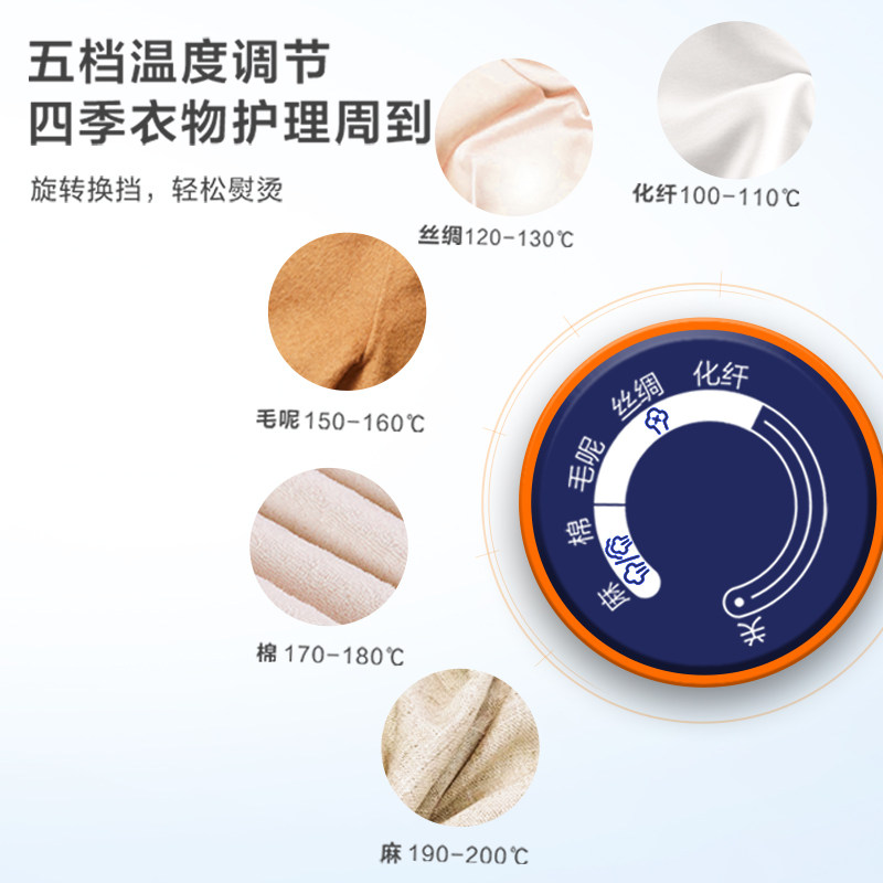 美的手持家用小型大蒸汽宿舍电熨斗 美的护理电熨斗