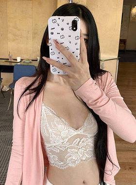 灰色针织开衫女春秋薄款遮