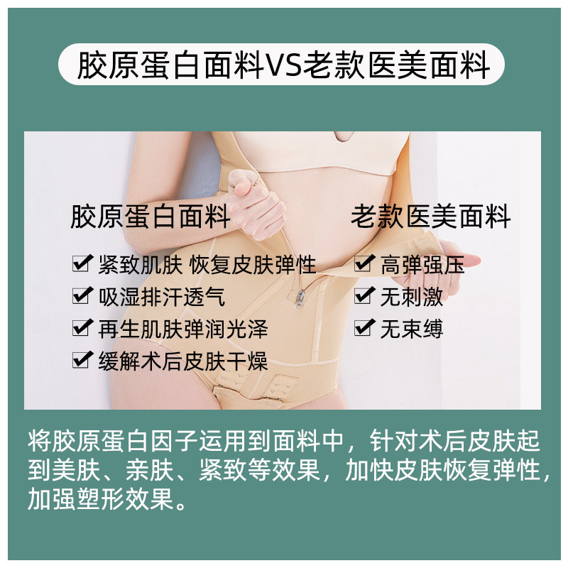 怀美二期腰腹吸脂托胸加宽女连体衣 怀美塑身连体衣