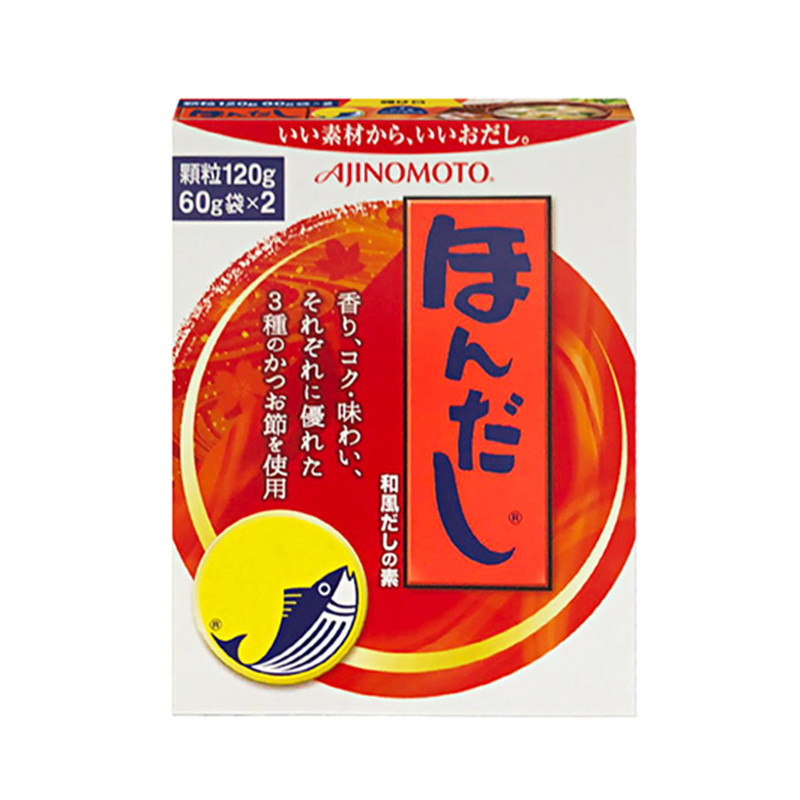 日本味之素 鲣鱼粉木鱼素柴鱼粉海鲜风味 调味料提鲜120gほんだし - 图3