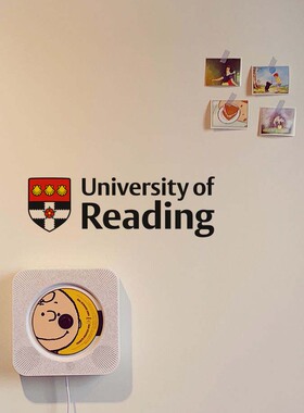 Reading雷丁大学墙贴办公室玻璃贴纸装饰个性创意车贴咖啡店定制