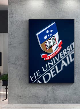 Adelaide挂画阿德莱德大学装饰画卧室 办公现代简约卧室客厅 背景