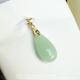 New elegant gold necklace pendant to attract wealth and transport, versatile 18K gold princess water drop jade pendant, imperial concubine jade pendant