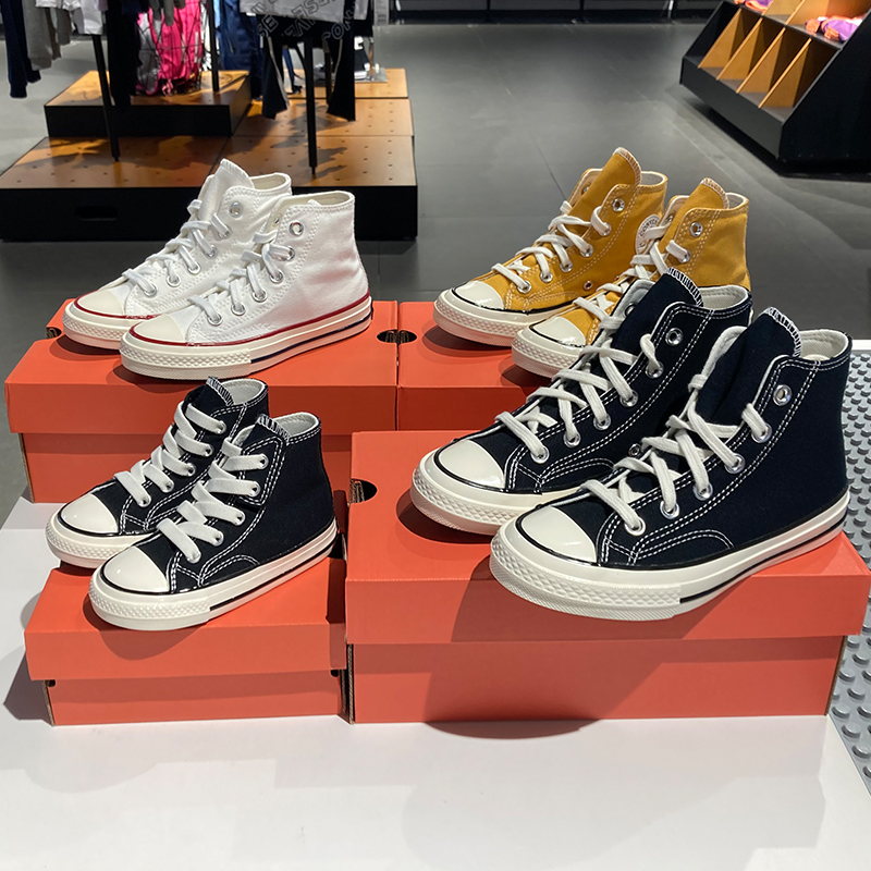 Converse/匡威童鞋儿童1970S经典款高帮帆布鞋368983C/368984C/85 - 图0