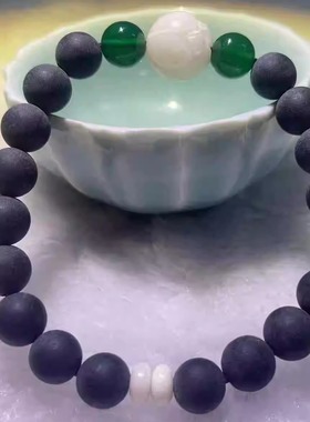 安神佛珠花道语阁药珀菩提根原创