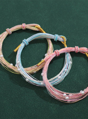 端午节五彩绳新款幻彩蝴蝶