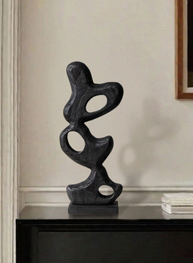 装饰感强艺术空间摆件久伴实木