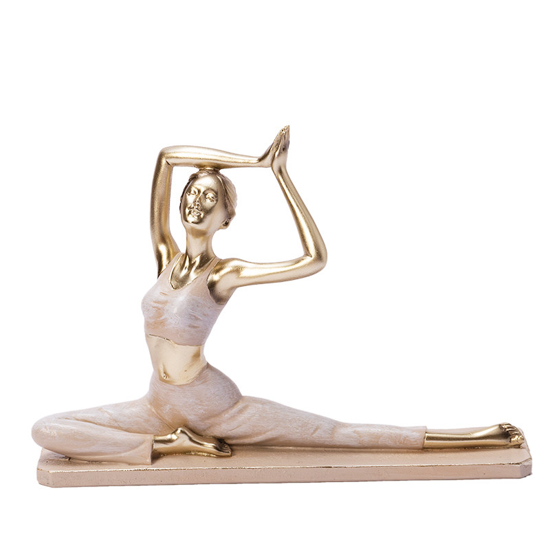 可爱少女瑜伽创意客厅小摆件卧室房间布置摆设家居装饰品结婚礼物