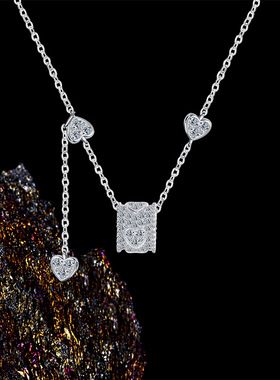 小众轻奢高级感纯银项链女路路通2025百搭锁骨链设计感颈链锁骨链