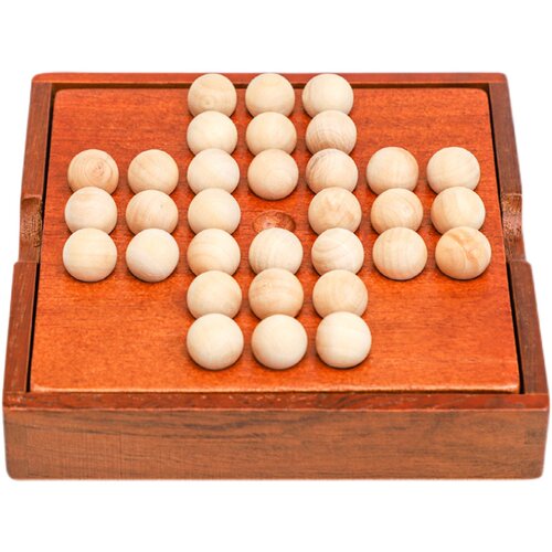 单身贵族孔明棋智力开发益智玩具儿童成人动脑独立钻石棋单人棋 - 图3