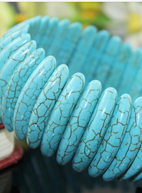 绿松石男女款招财转运饰品手串