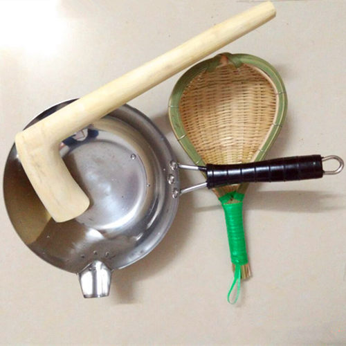 桂林恭城打油茶特制工具竹子不锈钢藤条油茶隔过滤网手工制作包邮 - 图2