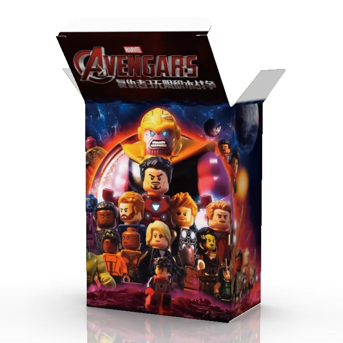 复联钢铁侠托尼IronMan绝境血边装甲马克1MK50拼装人仔中国产积木 - 图2