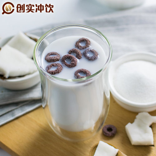 创实速溶椰浆粉1.4kg 鲜椰汁粉生椰乳粉原味浓香商用奶茶椰浆原料 - 图3