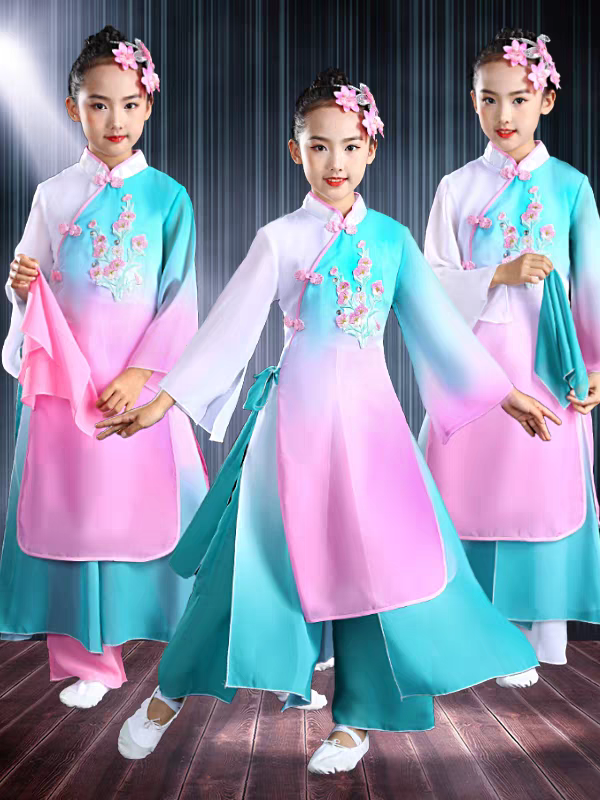 古典舞演出服女飘逸中国风艺考扇子舞伞舞雪纺秧歌服2026新款套装,淘宝优惠券,粉丝福利购,淘宝优惠卷