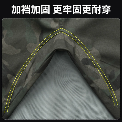 Осенний хлопковый эластичный износостойкий камуфляжный комбинезон, увеличенная толщина
