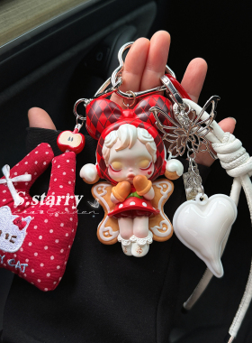 泡泡玛特改娃创意包挂件车饰SP许愿时间到圣诞礼物盲盒可爱钥匙扣