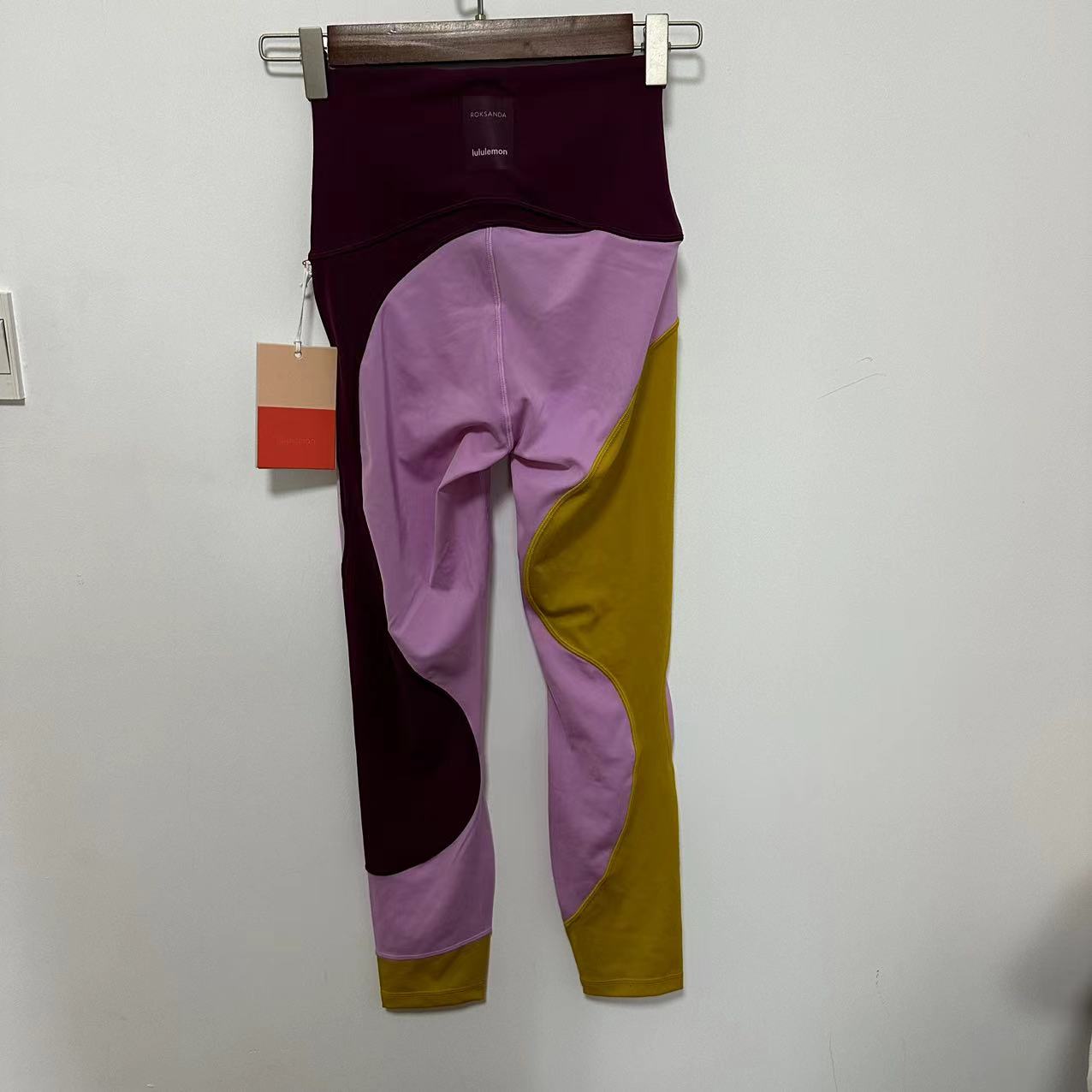 lululemon inner expanse tight 合作款 拼色长裤 28寸内长 - 图0